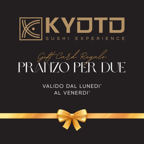 Gift card pranzo sushi lun ven Gift card pranzo sushi lun ven